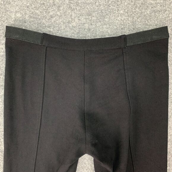 BCBGMaxazria Jean Ponte Leggings Womens S Small Black Stretch Outer Seam Pull On - Picture 8 of 14